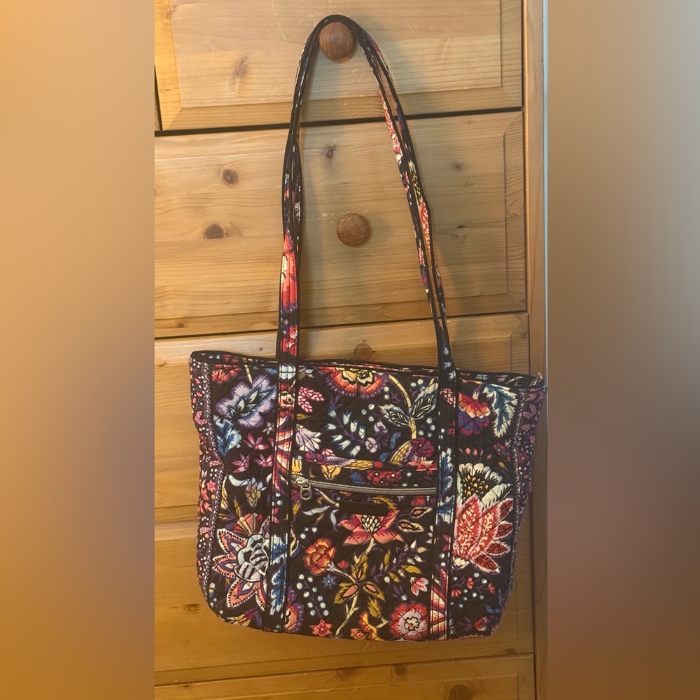 Vera Bradley Foxwood Floral Print Tote Bag